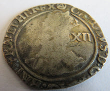 Load image into Gallery viewer, 1641-3 King Charles I Hammered Silver Shilling Coin
