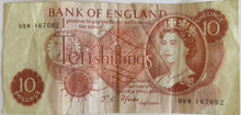 Load image into Gallery viewer, Bank of England 10 Shillings Banknote J.S. Fforde
