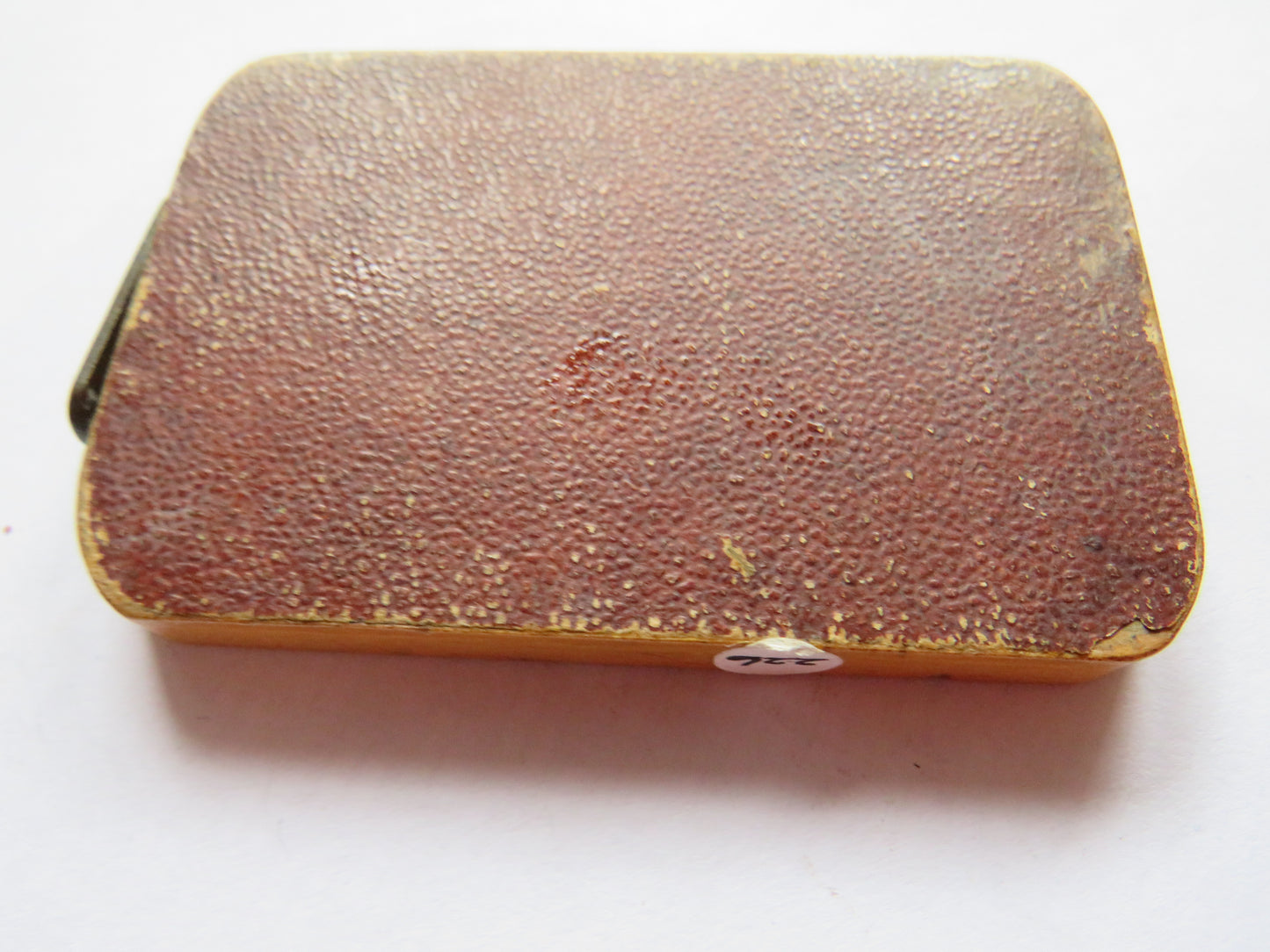 Antique Victorian Mauchline Transfer Ware Small Game Board "Ventor"