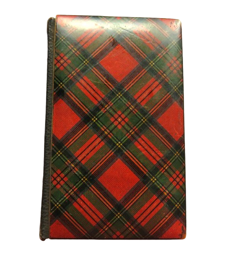 Antique Victorian Mauchline Tartan Ware "New Testament Bible"