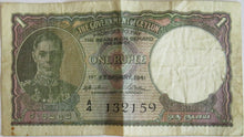 Load image into Gallery viewer, 1941 The Government of Ceylon 1 Rupee Banknote
