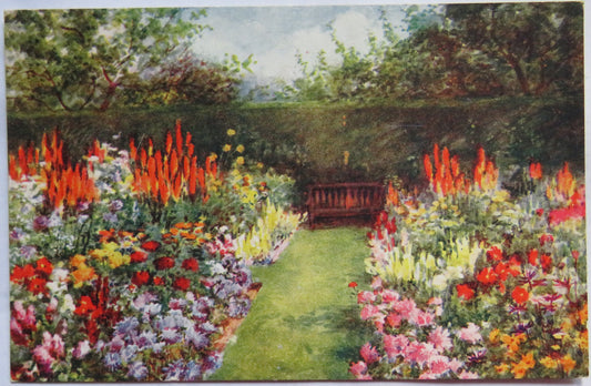 Vintage Postcard of "Help to make the world a better place and life a worthier thing" His Majesty King George VI