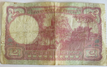 Load image into Gallery viewer, 1941 The Government of Ceylon 2 Rupees Banknote
