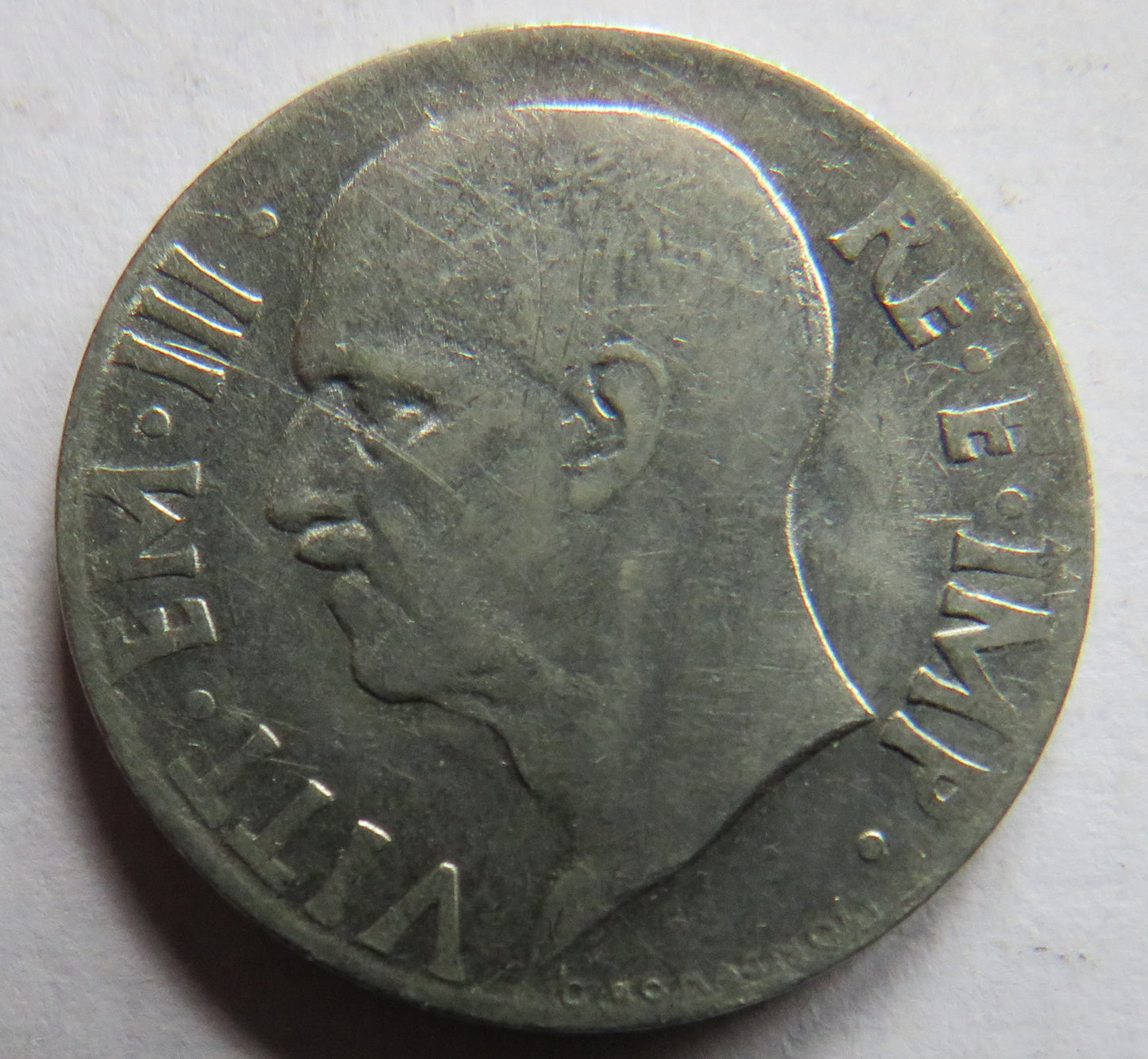 1943 Italy 20 Centesimi Coin
