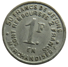 Load image into Gallery viewer, Vintage French Token 1 Franc - J.B. Dechaud St Etienne
