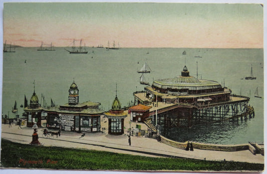 Vintage Postcard of Plymouth Pier