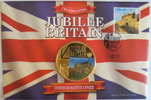 Load image into Gallery viewer, Celebrating Jubilee Britain Commemorative Coin Cover Edinburgh Castle
