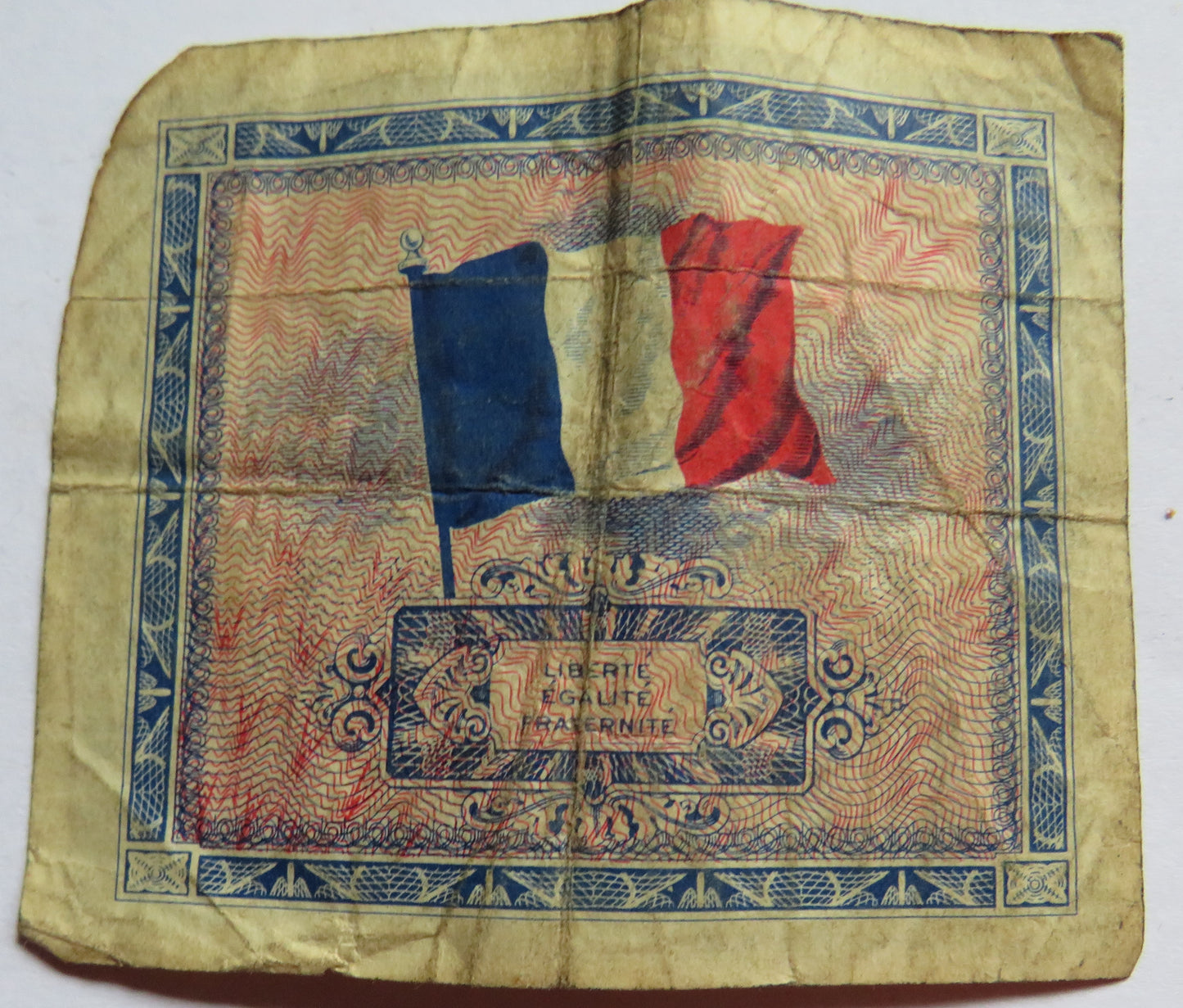 1944 France 10 Francs Banknote WWII