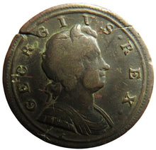 Load image into Gallery viewer, 1721 King George I Halfpenny Coin - Great Britain
