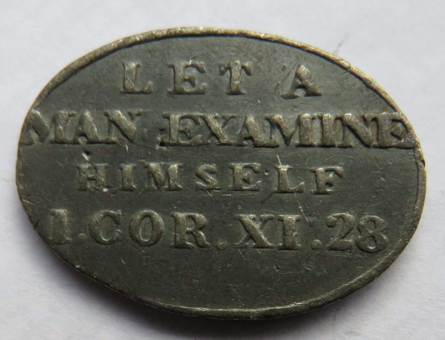 1830 Nesting J.McG Scottish Church Communion Token