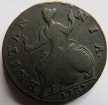 Load image into Gallery viewer, 1737 King George II Halfpenny Coin - Great Britain
