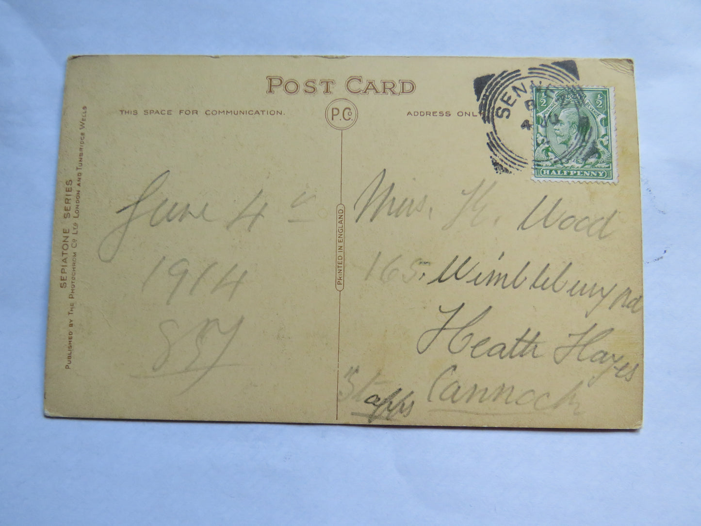 Vintage Postcard of Lands End:  Dr. Syntax