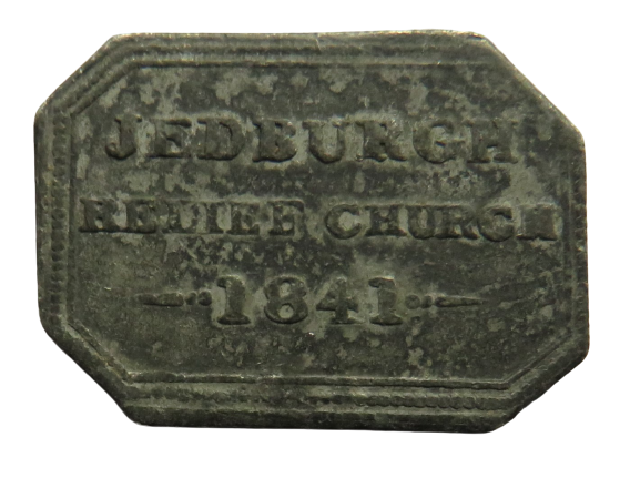 1841 Jedburgh Relief Church Communion Token