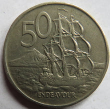 Load image into Gallery viewer, 1976 New Zealand 50 Cents Coin
