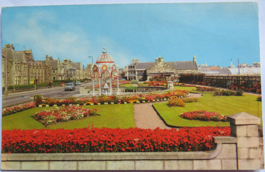 Vintage Postcard of Saltoun Place Gardens, Fraserburgh