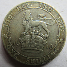 Load image into Gallery viewer, 1910 King Edward VII Silver Shilling Coin - Great Britain
