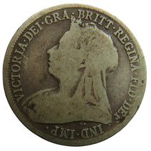 Load image into Gallery viewer, 1895 Queen Victoria Silver Shilling Coin - Great Britain
