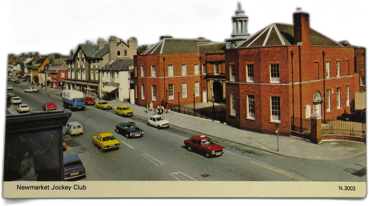 Vintage Postcard of Newmarket Jockey Club, E.T.W. Dennis & Sons Ltd image 1