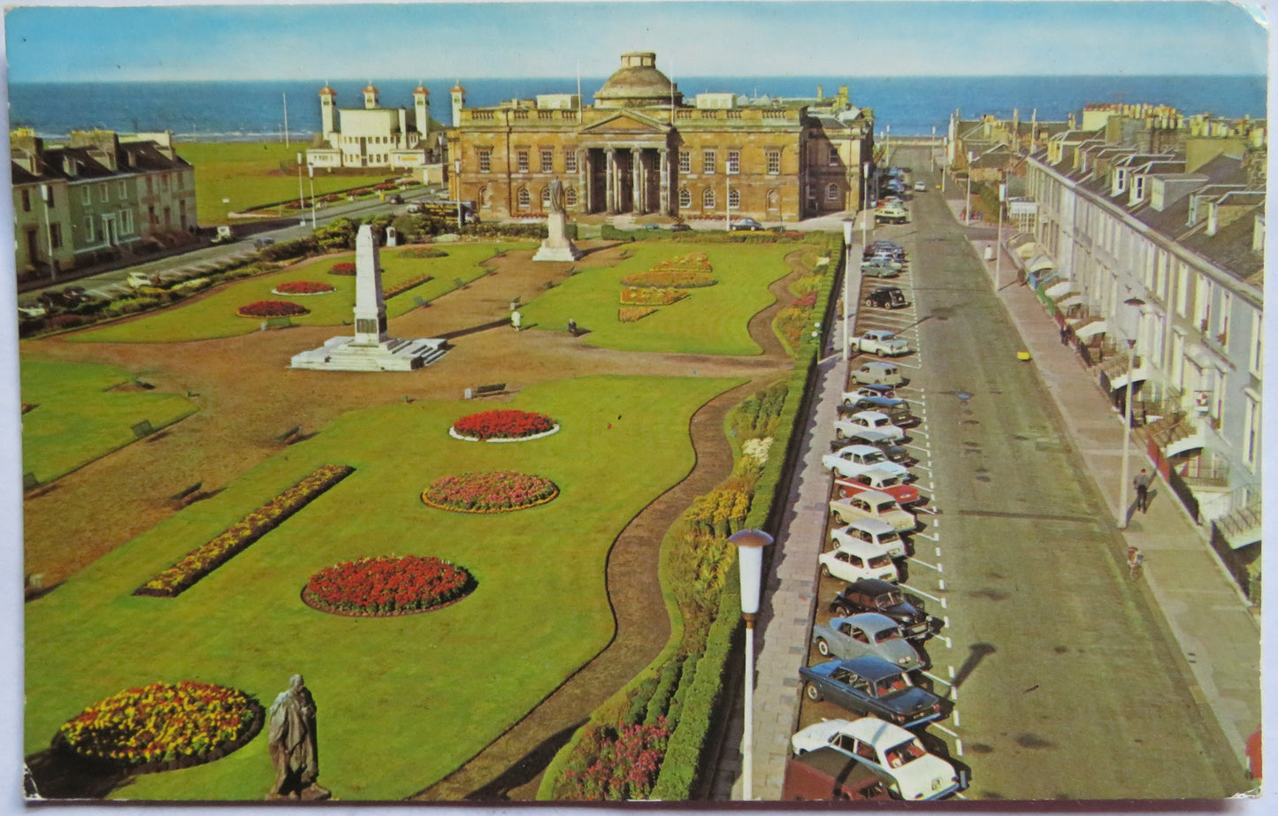 Vintage Postcard of Wellington Square and County Buildings, Ayr, 1972