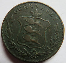 Load image into Gallery viewer, 1834 Guernsey 8 Doubles Coin
