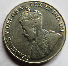 Load image into Gallery viewer, 1929 King George V Canada 5 Cents Coin
