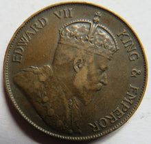 Load image into Gallery viewer, 1904 King Edward VII Hong Kong One Cent Coin
