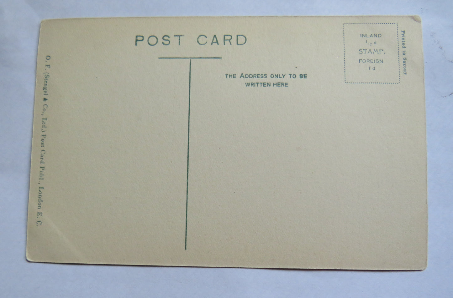 Vintage Postcard of The Capston Hill, Infracombe