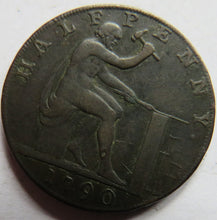 Load image into Gallery viewer, 1790 Halfpenny Token John Wilkinson Iron Master
