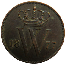 Load image into Gallery viewer, 1877 Netherlands One Cent Coin
