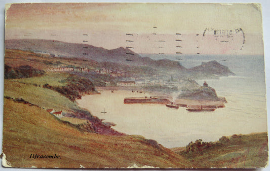 Vintage Postcard of Ilfracombe, Devon 1942