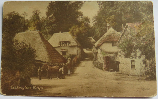Vintage Postcard of Cockington Forge, 1920