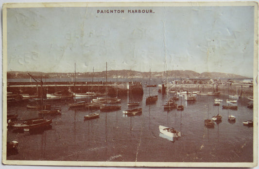 Vintage Postcard of Paignton Harbour