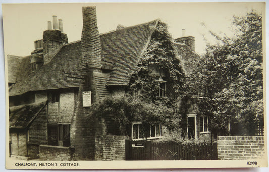 Vintage Postcard of Chalfont, Milton's Cottage