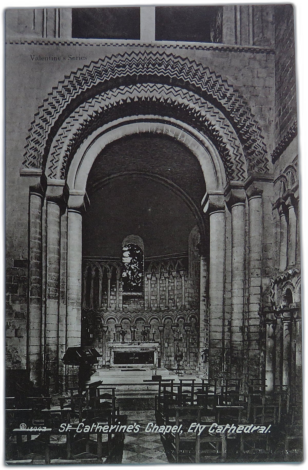 Vintage Postcard of St. Catherine's Chapel, Ely Cathedral, J.P. Burrows image 1