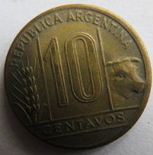 Load image into Gallery viewer, 1947 Argentina 10 Centavos Coin
