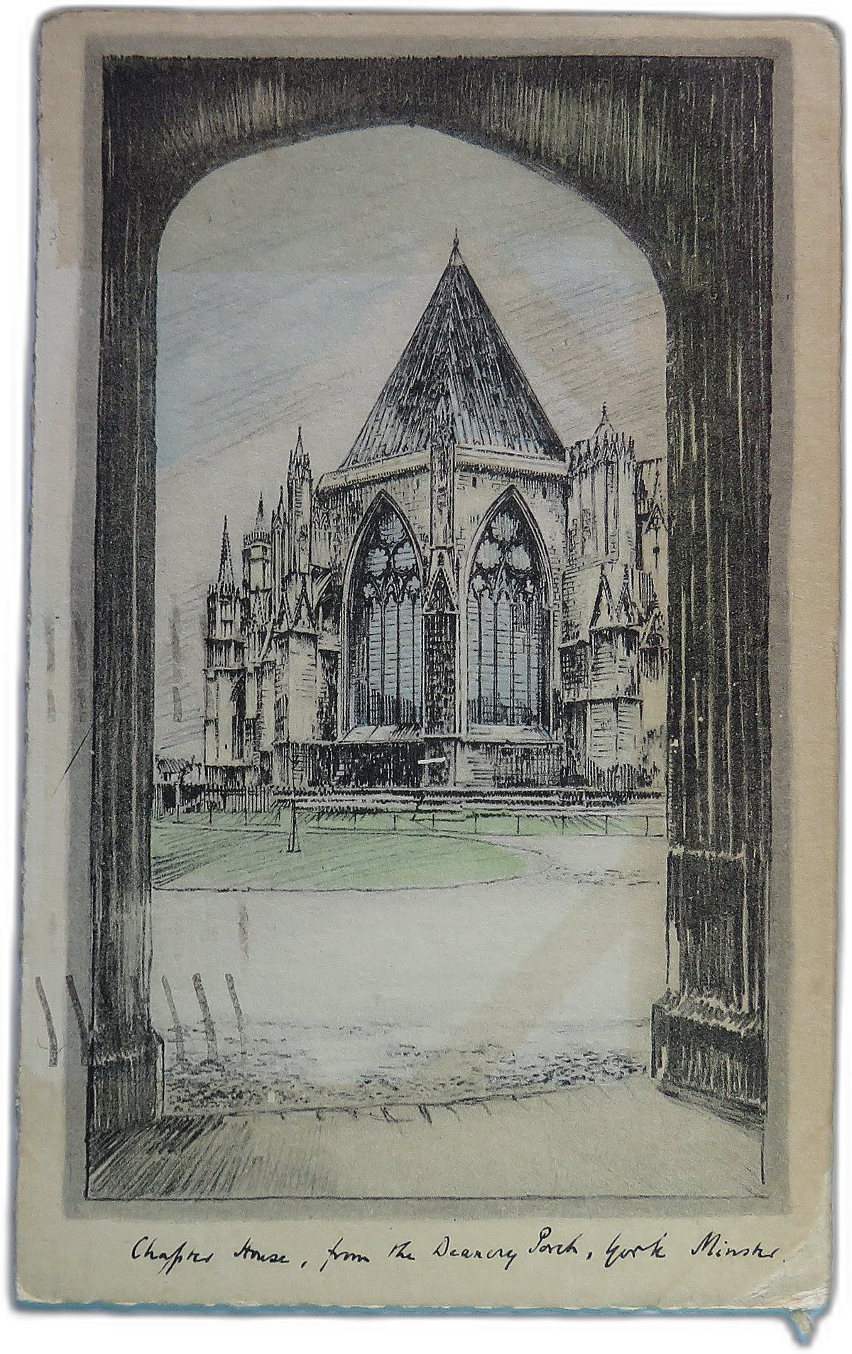 Vintage Postcard of The Chapter House, York Minster, 1939, Tuck's image 1