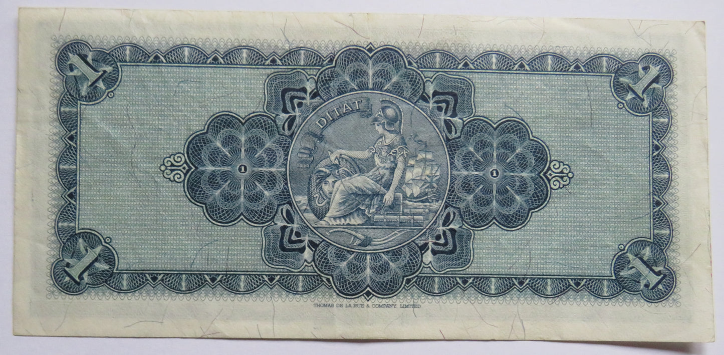 1967 The British Linen Bank £1 One Pound Banknote P/4