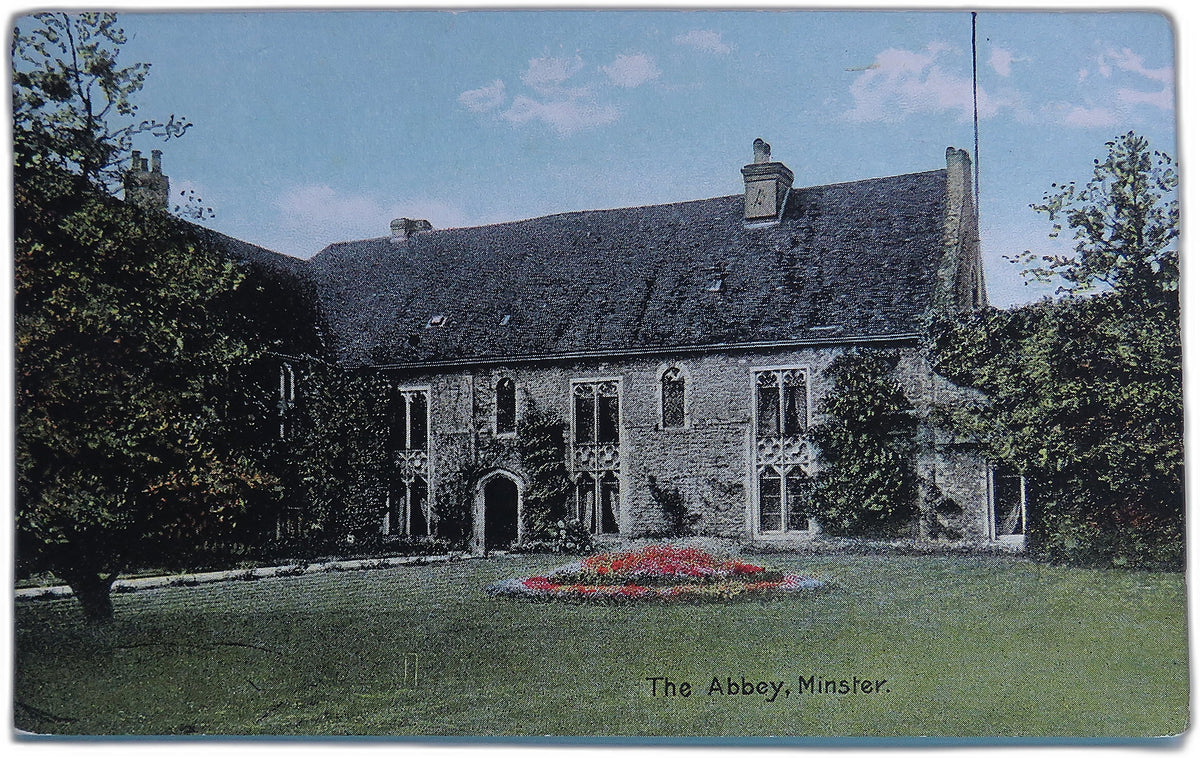 Vintage Postcard of The Abbey, Minster - Christian Novels Publishing co. image 1