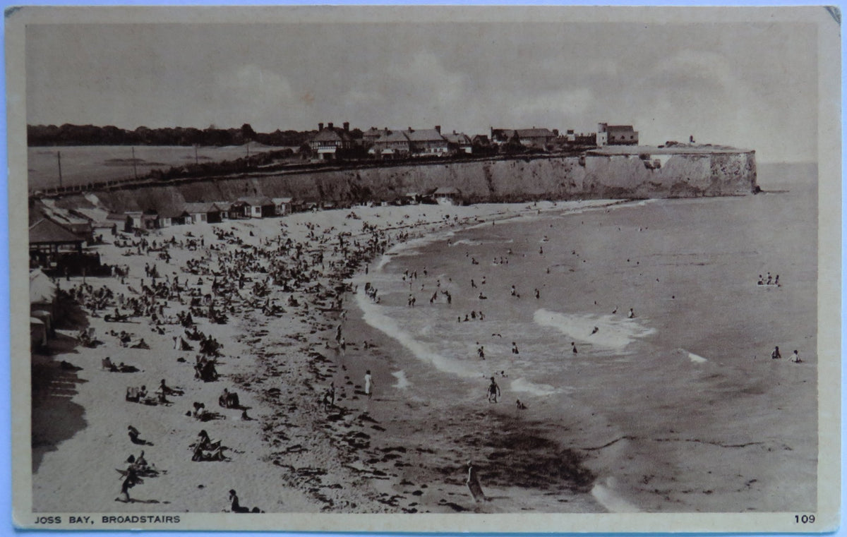 Vintage Postcard of Joss Bay, Broadstairs - A. H. & S. "Paragon" Series image 1