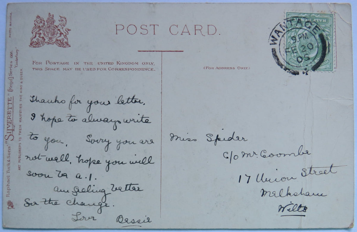 Vintage Postcard of Canterbury Cathedral (Choir), 1905 image 2