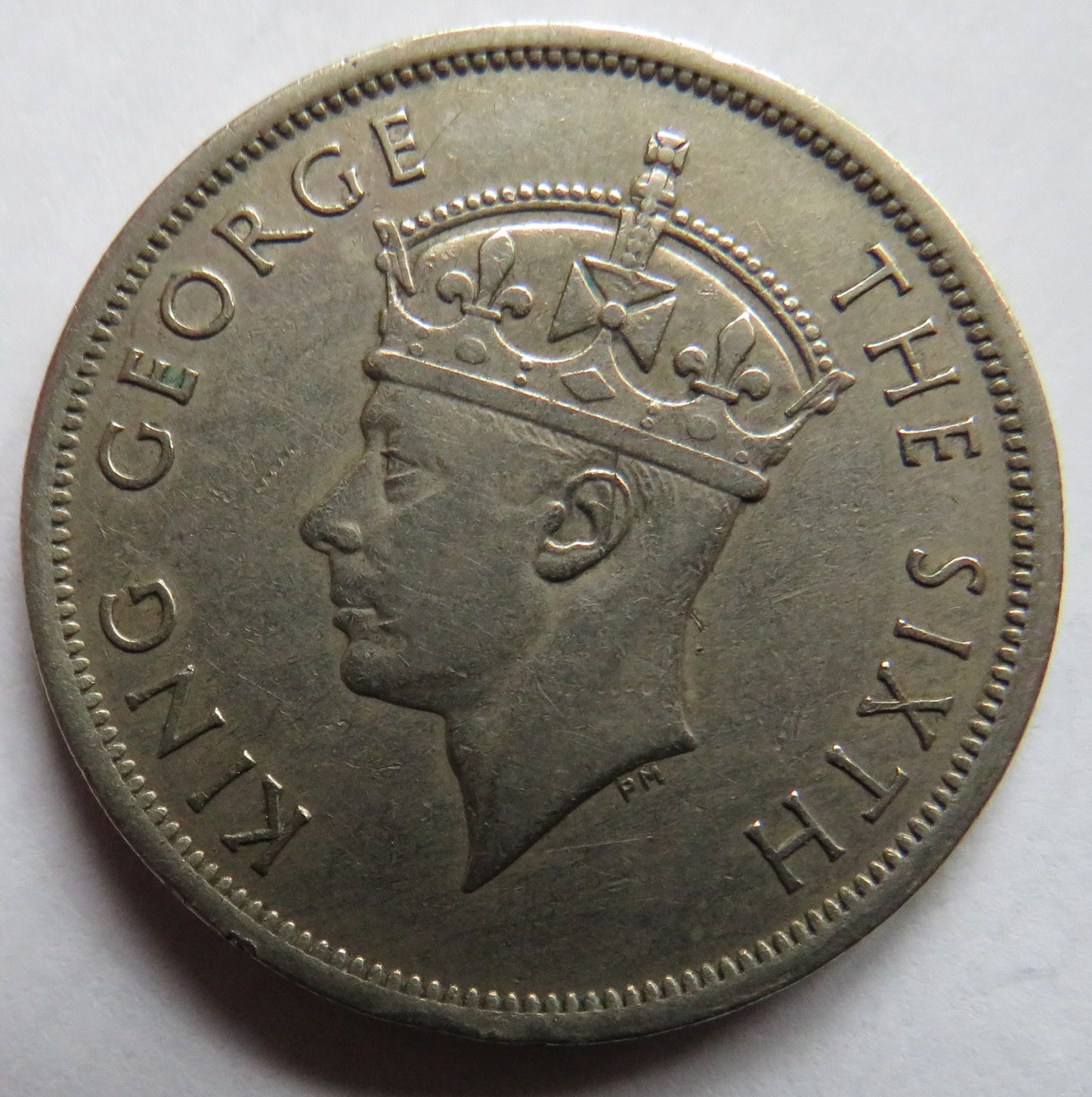 1948 King George VI Southern Rhodesia Halfcrown Coin
