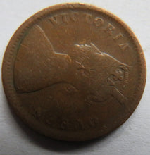 Load image into Gallery viewer, 1862 Queen Victoria India 1/2 Pice Coin
