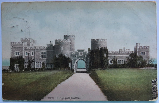 Vintage Postcard of Kingsgate Castle, 1909 image 1