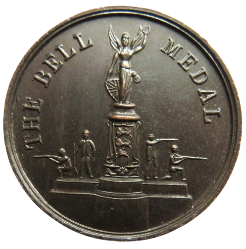 Vintage The Bell Medal Presented By The Society of Miniature Rifles
