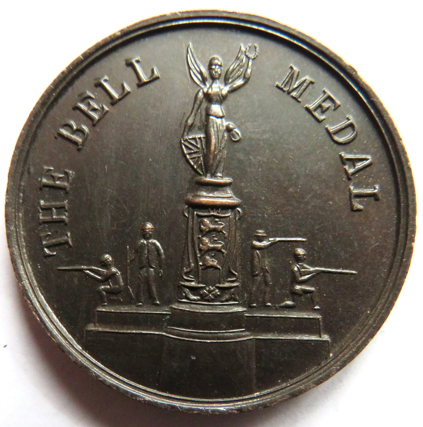 Vintage The Bell Medal Presented By The Society of Miniature Rifles