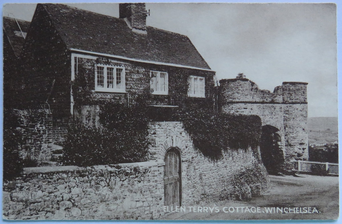 Vintage Postcard of Ellen Terry's Cottage, Winchelsea - The British Publishing Co. image 1