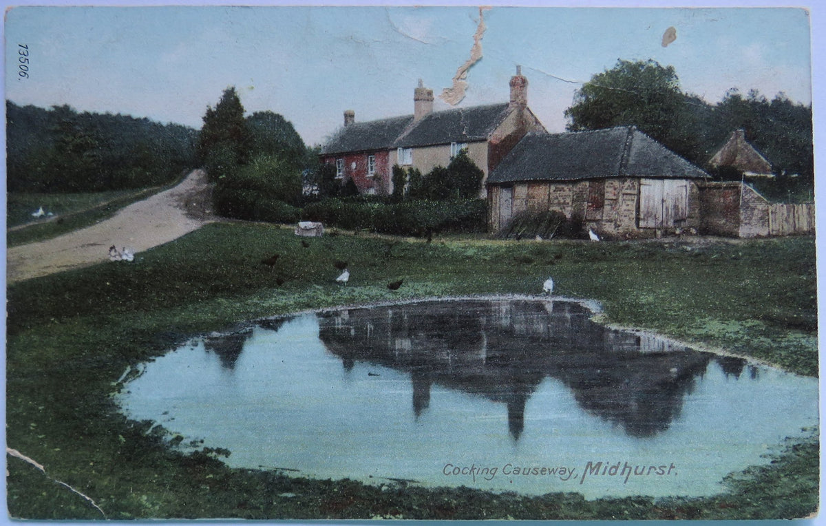 Vintage Postcard of Cocking Causeway, Midhurst image 1