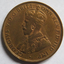 Load image into Gallery viewer, 1922 King George V Australia One Penny Coin
