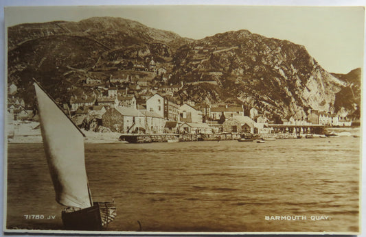 Vintage Postcard of Barmouth Quay