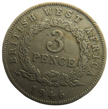 Load image into Gallery viewer, 1946-KN King George VI British West Africa Threepence Coin
